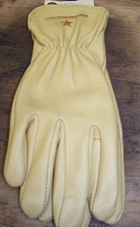 Geier Deerskin Gloves with Elastic Wrist